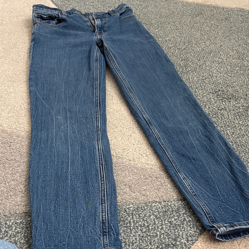 Abercrombie High Rise Mom Jeans 25T - Picture 2 of 5